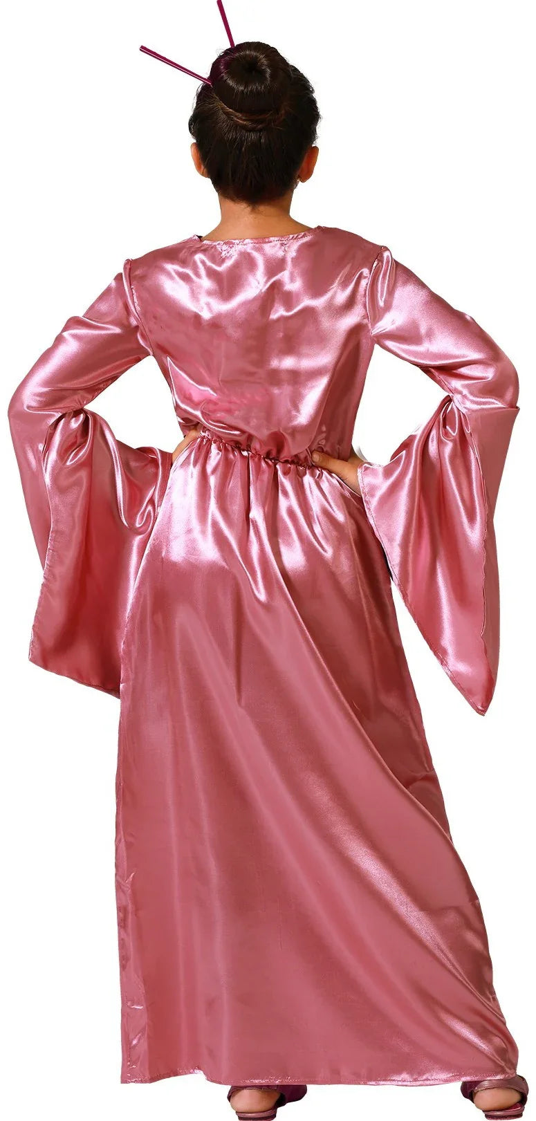 Disfraz de Geisha Rosa y Azul para Niña Geishas Atosa